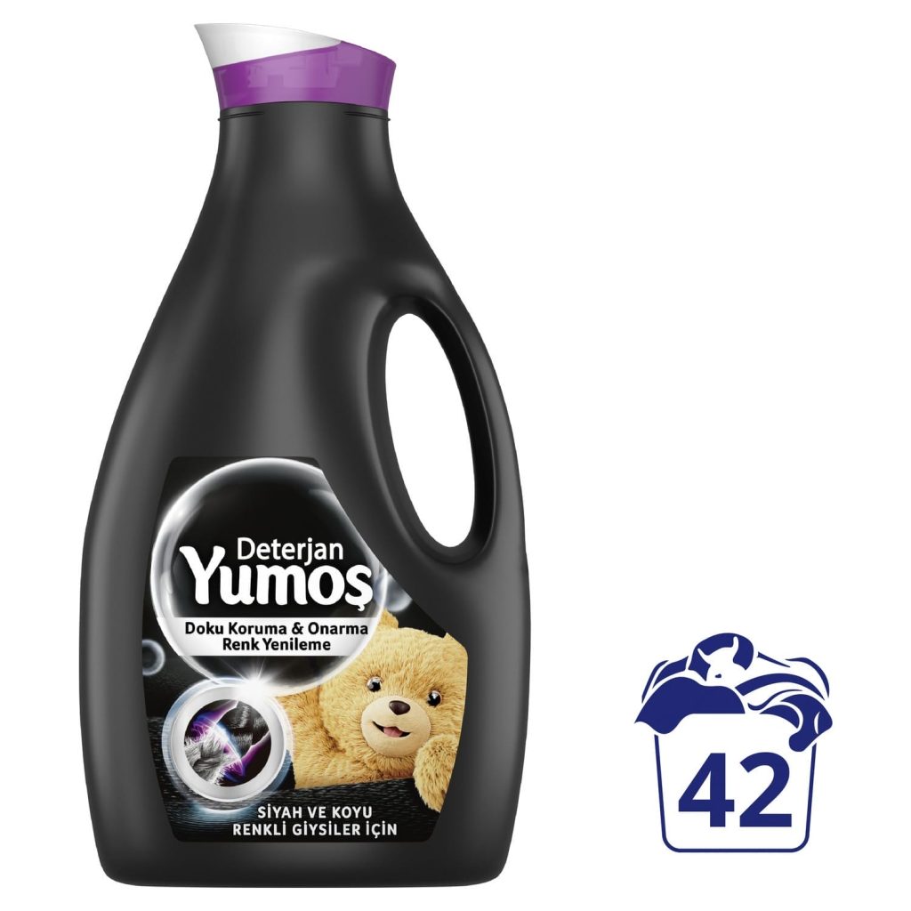 Yumoş Siyah Ve Koyu Çamaşırlar İçin Sıvı Deterjan 2520 Ml