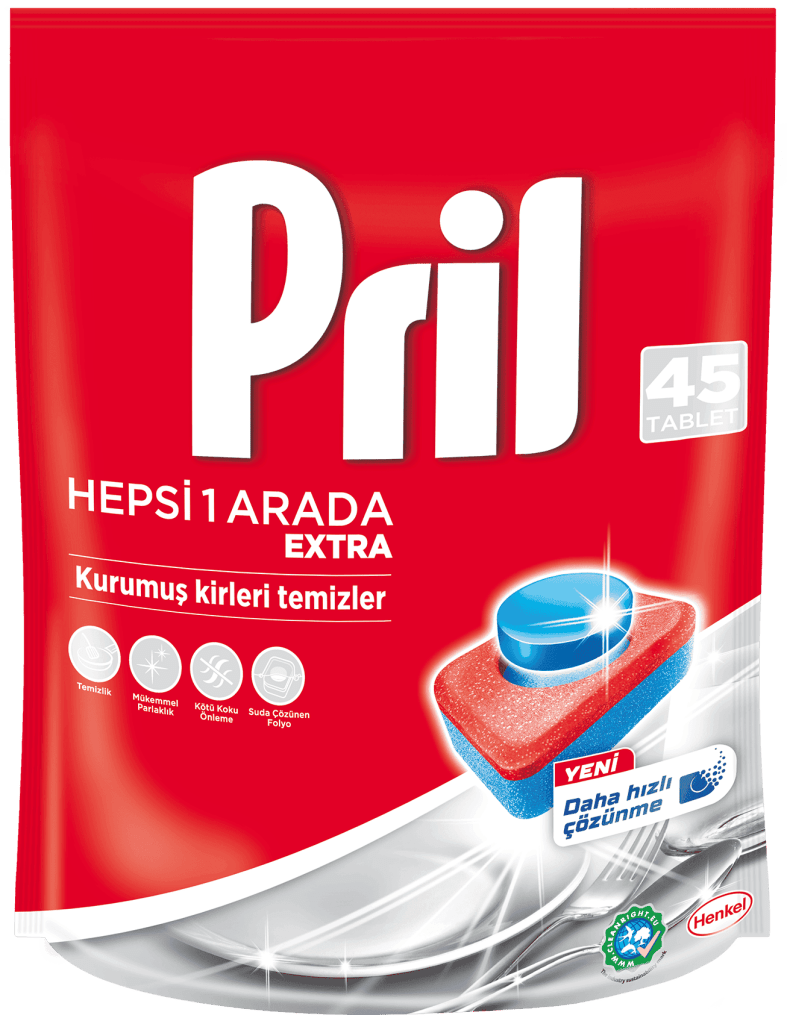 Pril Tablet Hepsi Bir Arada 45 Adet