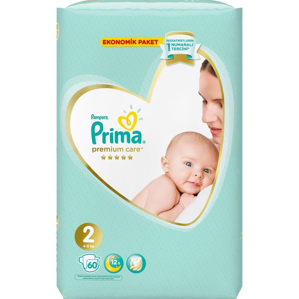 Pampers Prima No2 60 Adet