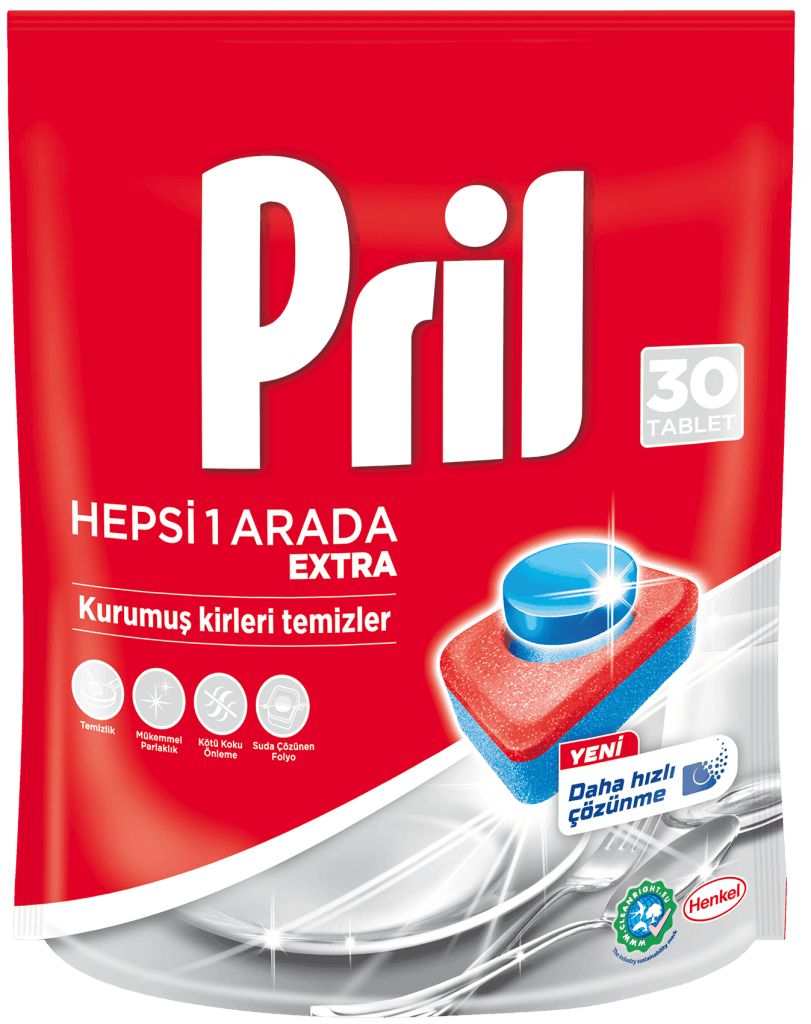Pril Tablet Hepsi Bir Arada 30 Adet