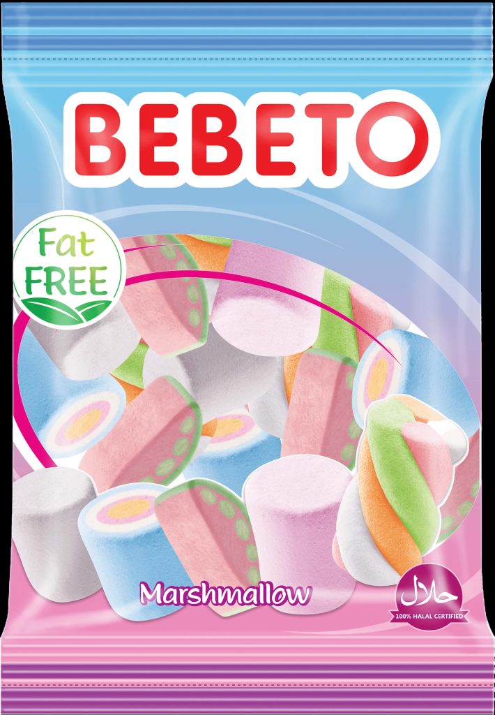 Kervan Gıda Bebeto Marshmallow Candy Mix 135 Grx12