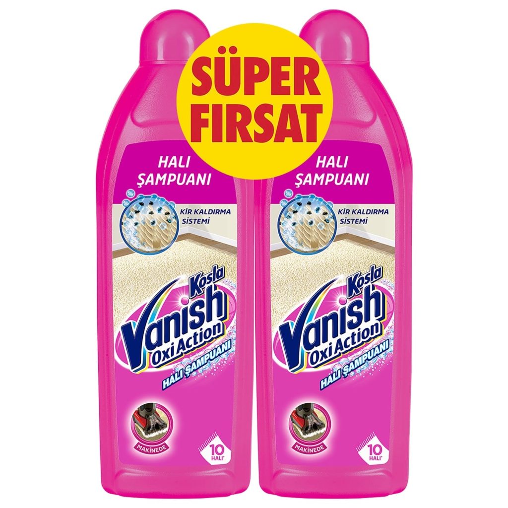 Vanish Kosla Halı Şampuanı 2 Adet (Makine) 2X850 Ml