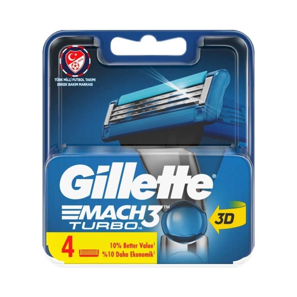 Gillette Mach 3 Turbo 4 Adet
