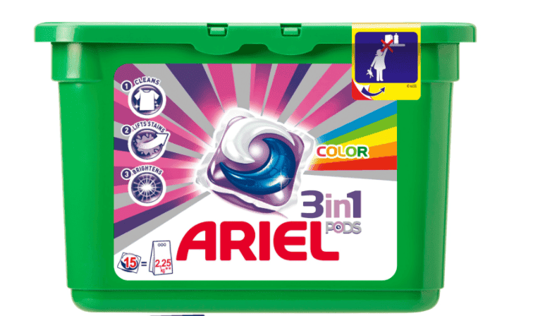 Ariel Kaps Parlak Renkler 15 Adet