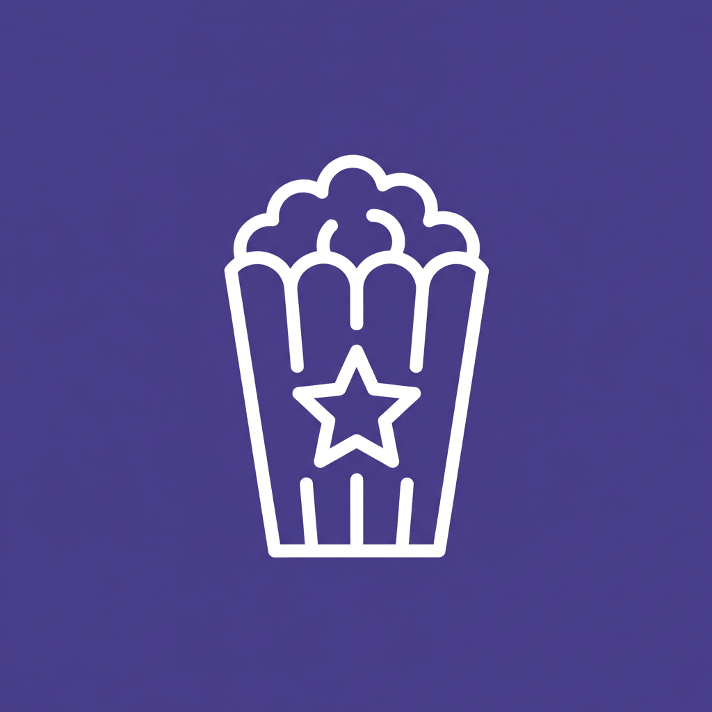 Popcorn ve yıldız ikonu